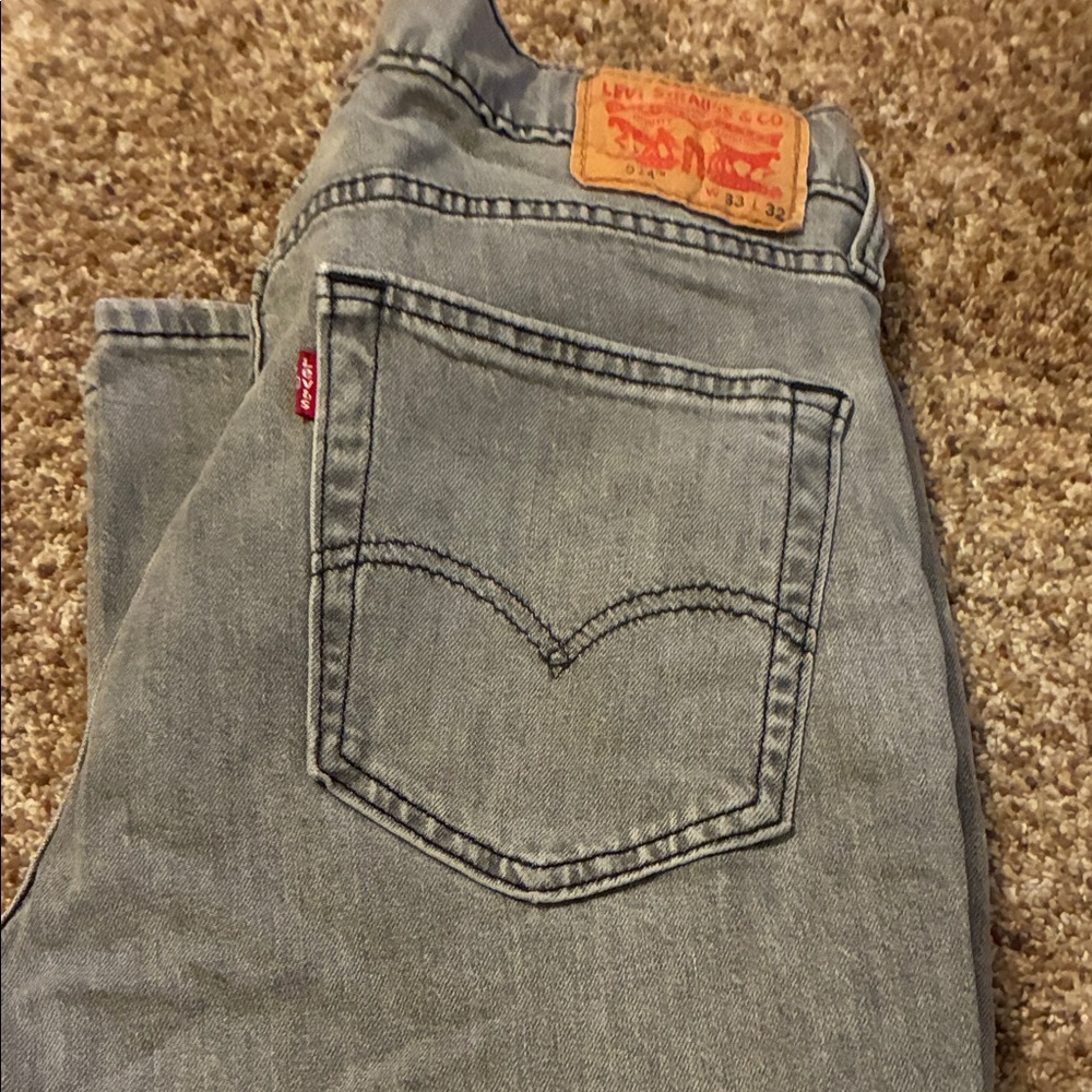 Levi's Stonewashed Gray Men's Jeans
